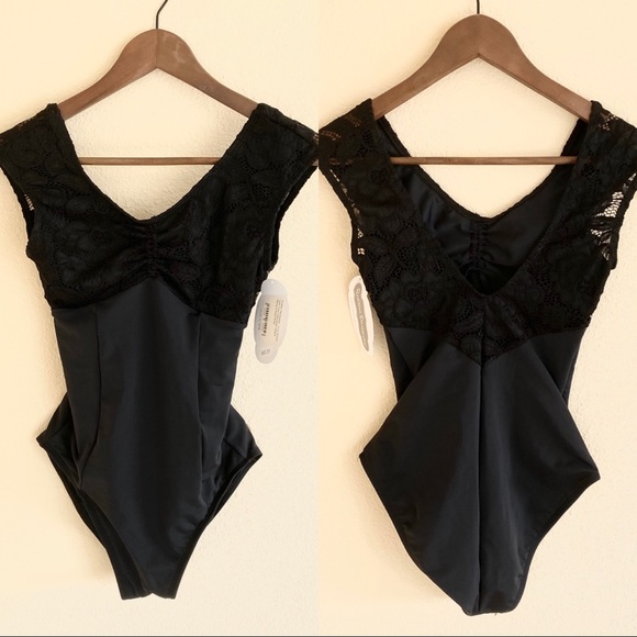 Yumiko Other - Audition Dancewear Black Lace Leotard